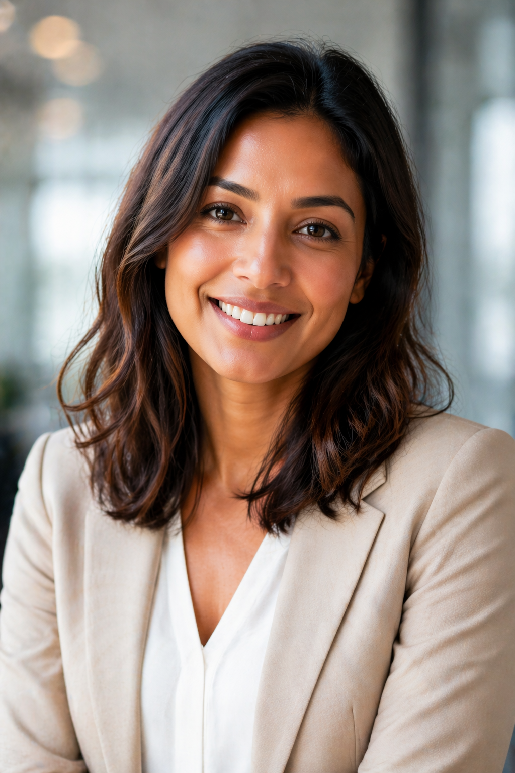 Professional LinkedIn headshot created from the same person