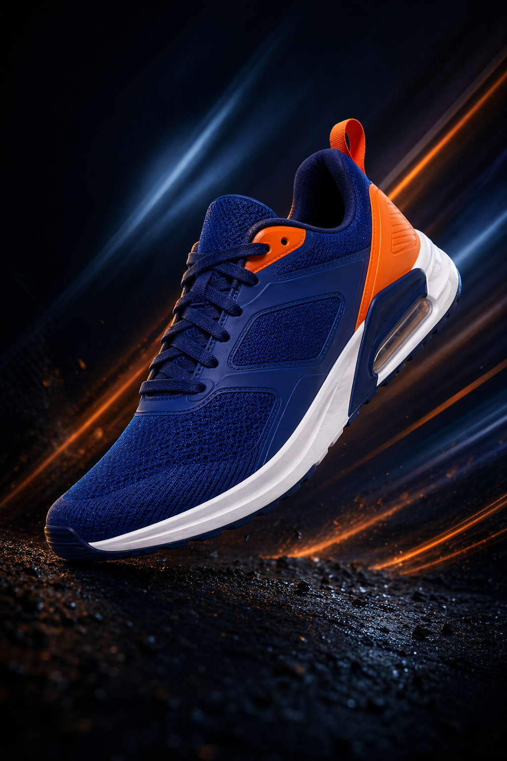 Sportswear sneaker ad poster